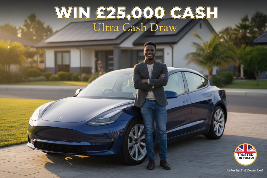 Win £25,000 Cash – Ultra Cash Draw