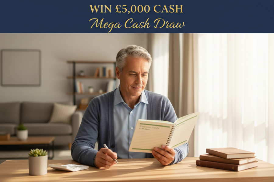 Win £5,000 Cash – Mega Cash Draw