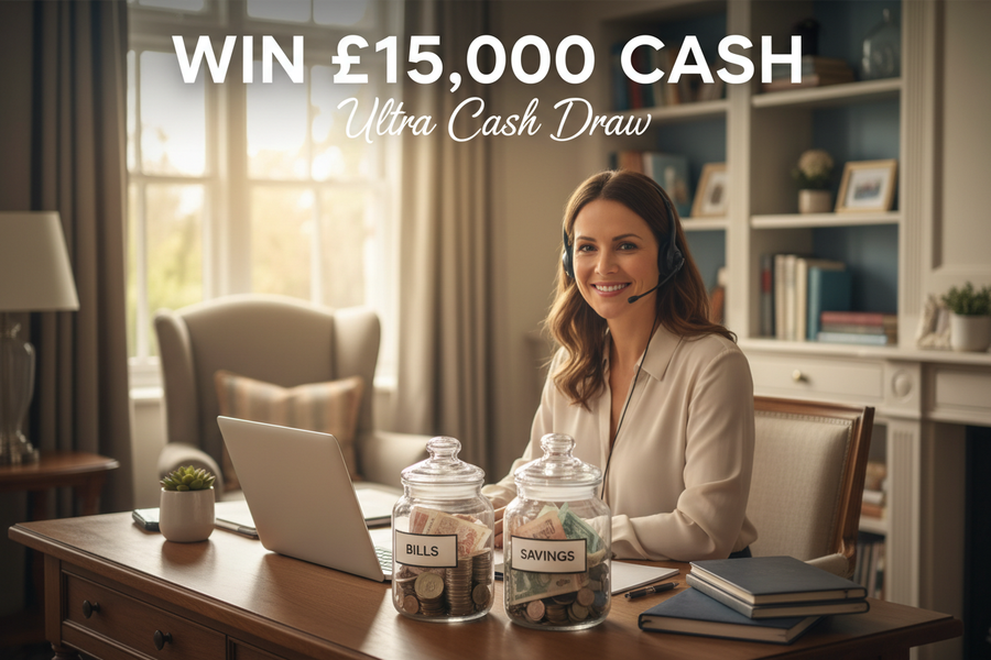 Win £15,000 Cash – Ultra Cash Draw