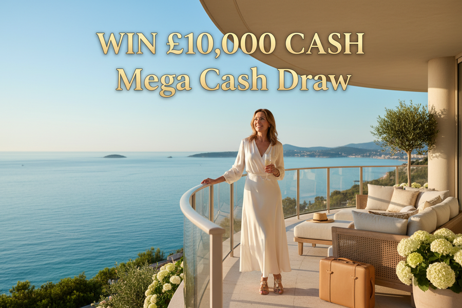 Win £10,000 Cash – Mega Cash Draw