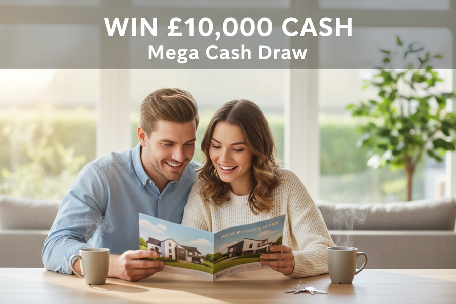 Win £10,000 Cash – Mega Cash Draw