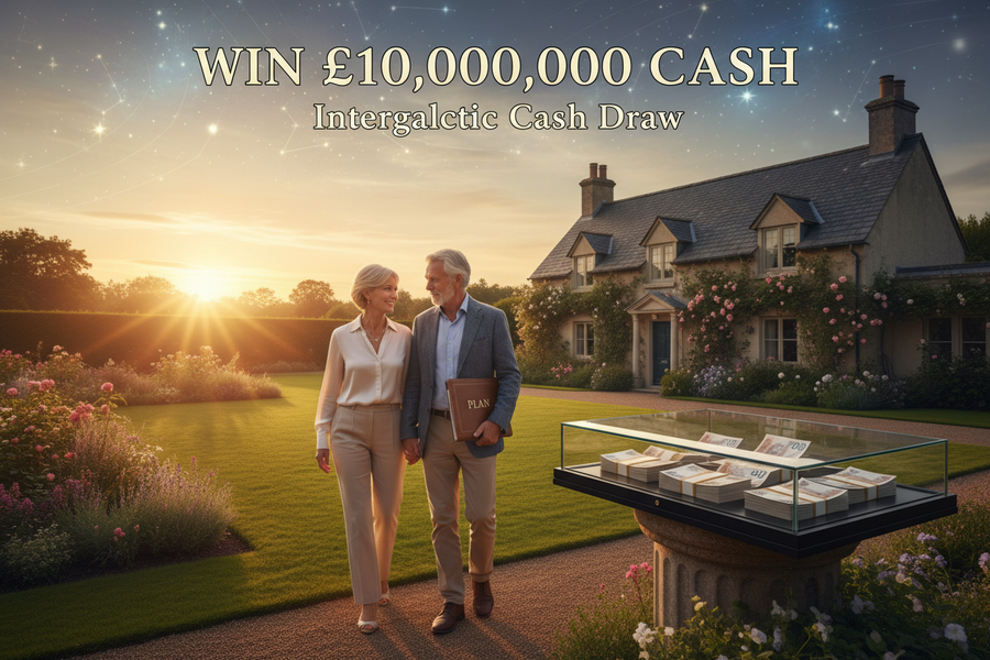 Win £10,000,000 Cash – Intergalactic Cash Draw