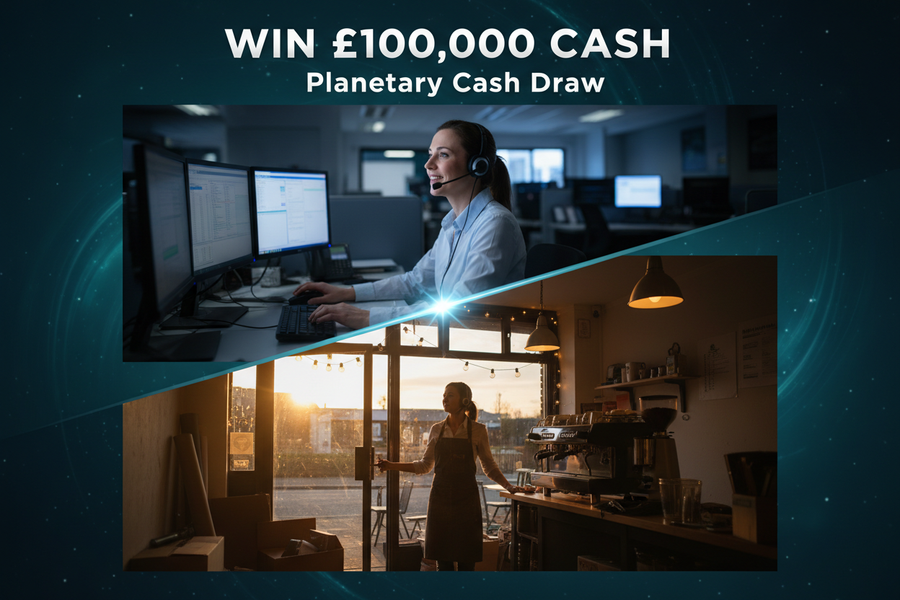 Win £100,000 Cash – Planetary Cash Draw