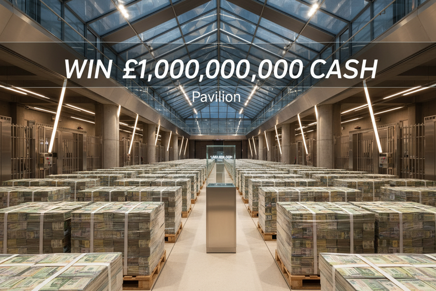 Win £1,000,000,000 Cash – Pavilion Flagship Draw
