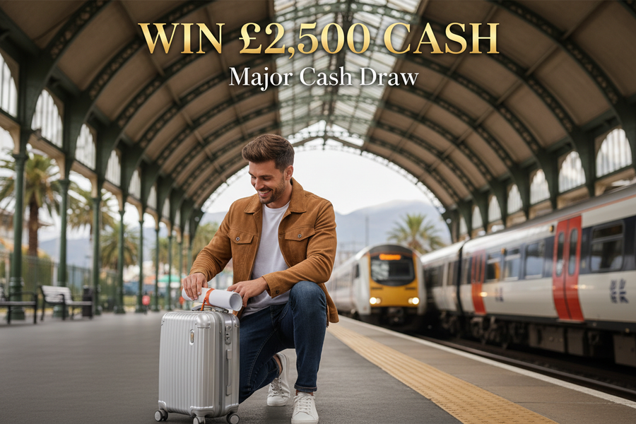 Win £2,500 Cash – Major Cash Draw