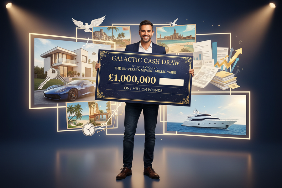 Win £1,000,000 Cash – Galactic Cash Draw